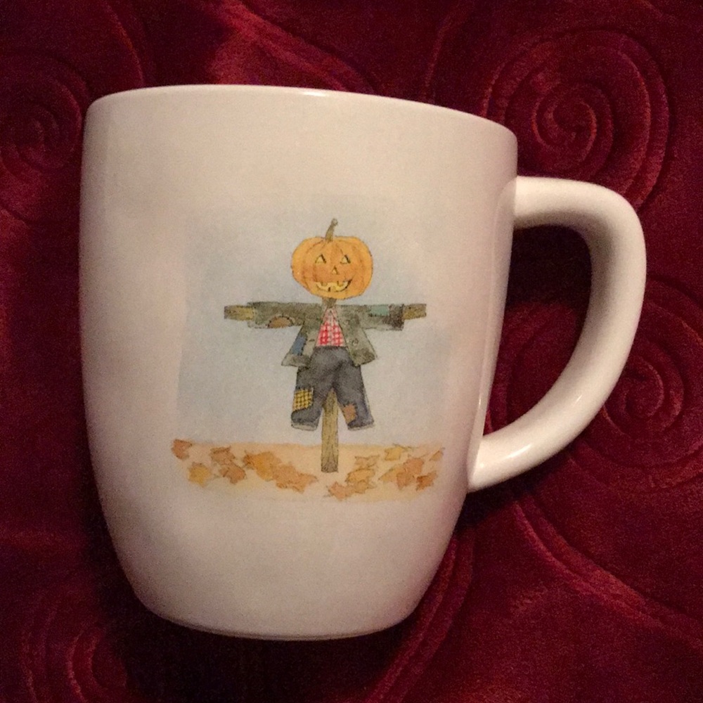 Rae Dunn Halloween Scarecrow Trick or Treat Mug